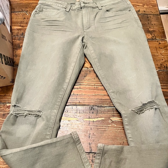 Joe’s khaki green low rise jeans - Picture 2 of 5